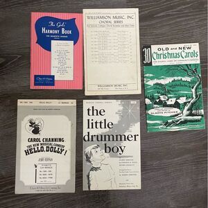 Vintage Sheet Music Collection - Hello Dolly - Christmas - Girls Choir